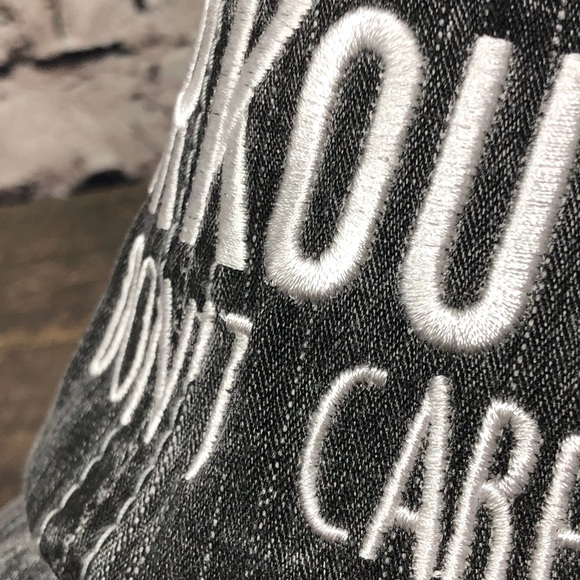 "Workout Hair Don’t Care" Embroidered Cap - Picture 3 of 7